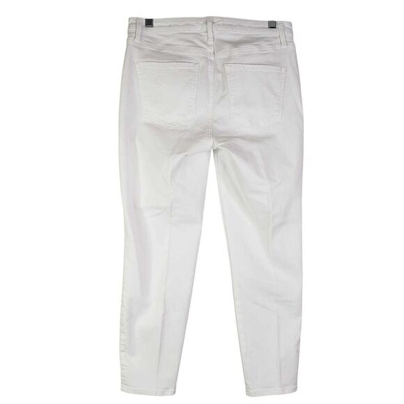 Talbots Jeans Womens Flawless Jegging Size 6 High Rise White Embroidered Stretch - Picture 3 of 9